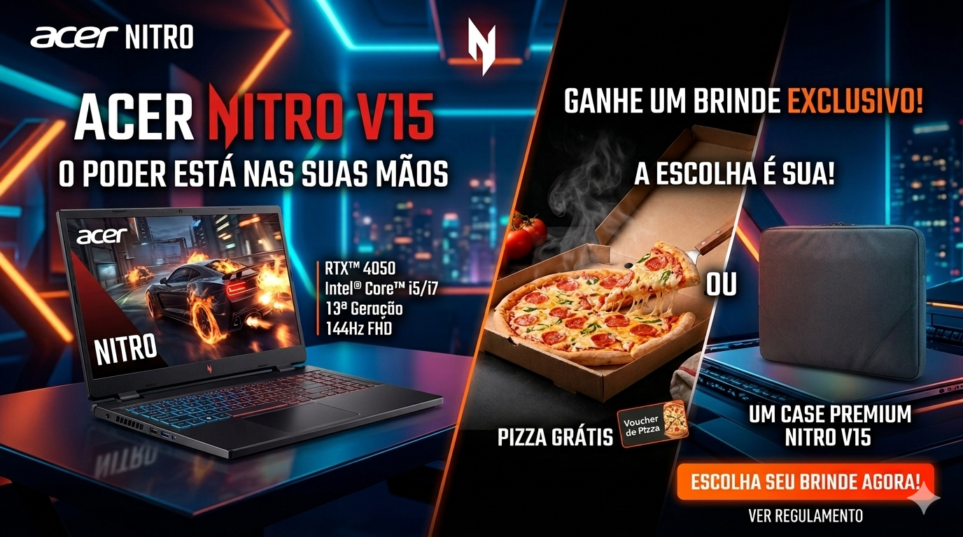 promocao acer nitro v15 rtx 4050